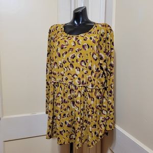 Vintage ChicSoul Long Sleeve Loose Tunic Top